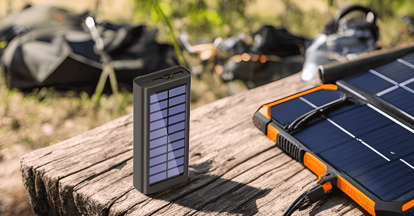 PECUWE Power Bank 45800mah Large Capacity Portable Charger, Solar Power Bank, Portable Battery Charger 15W Fast Charging Power Bank