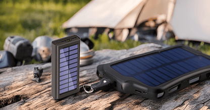 PECUWE Power Bank 45800mah Large Capacity Portable Charger, Solar Power Bank, Portable Battery Charger 15W Fast Charging Power Bank